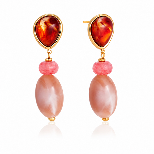 Boucles d'Oreilles Flamboyance Céleste