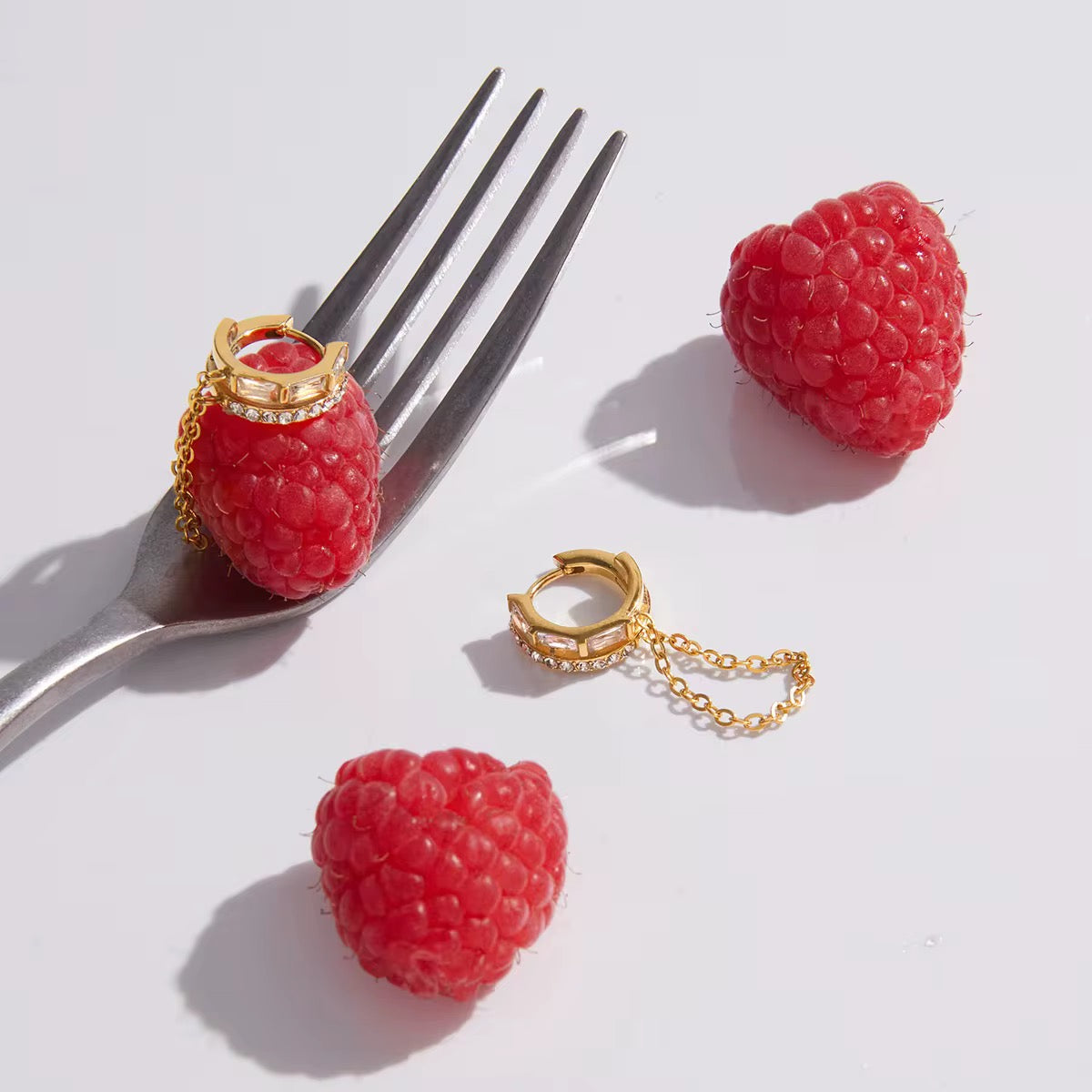 Boucles Lyra – vue produit fond blanc variante