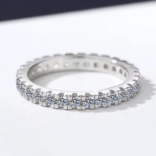 Anneau d'Éternité Moissanite — Infini