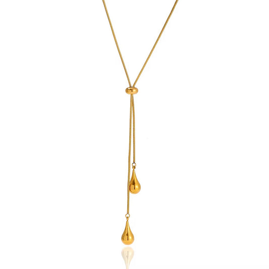 Eden – Collier Lariat Gouttes
