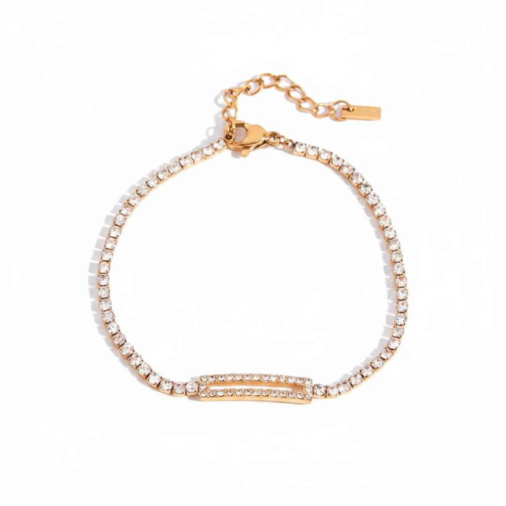Bracelet tennis zircons LUNARA